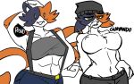  anthro duo epic_games female female/female fortnite meow_skulls_(fortnite) meowscles video_games yougrover 