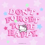  1:1 2022 anthro big_head big_text black_eyes domestic_cat ear_bow english_text felid feline felis female head_tilt hello_kitty_(character) hello_kitty_(series) hi_res looking_at_viewer mammal mouthless o_o official_art pink_background round_head sanrio simple_background simple_eyes solo star text toony unknown_artist whiskers white_body white_ears wide_eyed yellow_nose 