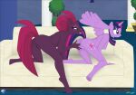  anthro breasts butt duo equid equine fab3716 female female/female fingering friendship_is_magic genitals hasbro hi_res horn mammal my_little_pony my_little_pony:_the_movie_(2017) nude pussy tempest_shadow_(mlp) twilight_sparkle_(mlp) unicorn winged_unicorn wings 