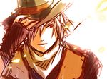  1boy artist_request cowboy harvest_moon harvest_moon:_island_of_happiness harvest_moon:_sunshine_islands male_focus solo vaughn_(harvest_moon) western white_background 