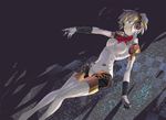  aegis_(persona) android blonde_hair blue_eyes bow diet_sence highres persona persona_3 solo 