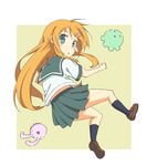  bad_id bad_pixiv_id blue_eyes bunny head keeeesuke kousaka_kirino long_hair looking_back octopus orange_hair ore_no_imouto_ga_konna_ni_kawaii_wake_ga_nai school_uniform serafuku solo stuffed_animal stuffed_toy 