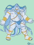  gold_chain hi_res himbo kingpin male marine merfolk muscular muscular_male rickleone split_form 
