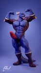  2022 3d_(artwork) abs absurd_res aj_racer95 anthro balls barazoku barefoot biceps big_balls big_muscles big_penis blue_background claws digital_media_(artwork) dragon erection feet flexing genitals hi_res horn huge_balls huge_muscles huge_penis humanoid_genitalia humanoid_penis looking_at_viewer male muscular muscular_anthro muscular_male navel nipples non-mammal_balls non-mammal_nipples nude obliques open_mouth open_smile pecs penis plantigrade quads scalie simple_background smile solo standing teeth text thick_penis tongue tongue_out url valorlynz wao_(e-zoid) watermark 
