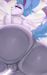  10:16 2022 absurd_res against_surface anthro ass_on_glass big_butt bite biting_lip biting_own_lip bodily_fluids butt butt_focus butt_squish digital_media_(artwork) eeveelution faejunkie female generation_6_pokemon genital_fluids genitals glass hi_res looking_at_viewer looking_back mammal nintendo nude on_glass pokemon pokemon_(species) presenting presenting_hindquarters pussy pussy_juice pussy_on_glass rear_view self_bite shiny_pokemon simple_background solo squish sylveon video_games 