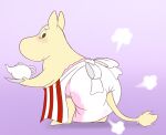  anthro apron blush clothing diaper fang29 female looking_back moomin moominmamma poof solo standing tea_kettle the_moomins 
