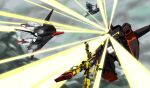  absurdres aerial_battle aeug aircraft alternate_form battle beam_cannon beam_rifle cloud cloudy_sky commentary_request dijeh energy_beam energy_gun fake_screenshot falling firing flying flying_cannon freefall gundam highres holding holding_weapon hyaku_shiki mecha mecha_focus mobile_suit mount_kilimanjaro mountain no_humans psycho_gundam riding robot scene_reference science_fiction sky snow spacecraft starfighter thrusters titans_(gundam) war wave_rider weapon zeta_gundam zeta_gundam_(mobile_suit) 