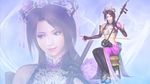  china_dress chinese_clothes diao_chan dress dynasty_warriors instrument shin_sangoku_musou sitting wallpaper 