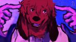 absurd_res anthro bloodhound brown_body brown_fur canid canine canis clothing coat domestic_dog fur gloves handwear hi_res hunting_dog kirou lab_coat looking_up male mammal noi_(mucknagabe) pink_clothing pink_gloves pink_handwear scent_hound smile solo topwear