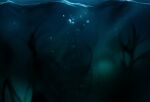  arrapso bubble dark highres lake lake_of_voices night no_humans non-web_source outdoors partially_underwater_shot plant scenery self-datamine subsurface_scattering 
