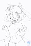  animated anthro breasts canid canine digital_media_(artwork) female fennec fox fur hair kemono looking_at_viewer loop mammal nipples nude sad_cat_dance shiratzu short_playtime sketch small_breasts solo unfinished 