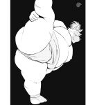  absurd_res anthro asian_clothing clothing cocoronut east_asian_clothing fundoshi hi_res japanese_clothing lifewonders male overweight overweight_male raised_leg solo sumo tokyo_afterschool_summoners underwear video_games yasuyori 