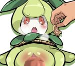  arms_tied blush bodily_fluids bound breath censored duo erection eyebrow_through_hair eyebrows eyes_closed female female_focus forced front_view gag generation_5_pokemon genital_fluids genitals green_body hair hein_(pixiv) human interspecies leaf leaking leaves_in_hair looking_at_viewer lying male male/female mammal nintendo on_back panting penetration penile penile_penetration penis_in_pussy petilil plant pokemon pokemon_(species) pokephilia pussy rape red_eyes rope saliva saliva_on_tongue saliva_string simple_background steam tape tape_gag translucent translucent_hair vaginal vaginal_penetration video_games white_background 