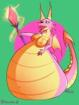  abdominal_bulge animal_humanoid anthro belly belly_expansion belly_grab belly_inflation bigbellybirdy cherry_fox904 cherryfox dragon dragon_humanoid dragonite expansion female feral friendship_is_magic generation_1_pokemon gluttio gluttonace gluttony gluttony_(changing_fates) hasbro hi_res humanoid hybrid inflation magic magic_wand my_little_pony nintendo pokemon pokemon_(species) solo tongue tongue_out tummy_rubs tummyrubss video_games vore 