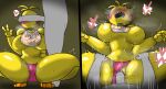 &lt;3 animatronic anthro avian biped blush bodily_fluids breasts can&#039;t_see_the_haters clothing clothing_aside comic crouching duo enigi09 erection female five_nights_at_freddy&#039;s five_nights_at_freddy&#039;s_2 front_view genital_fluids genitals gesture hi_res humanoid machine male male/female meme non-mammal_breasts panties panties_aside penis pussy pussy_juice red_cheeks robot scottgames sex smile solo_focus sweat toy_chica_(fnaf) underwear underwear_aside v_sign vaginal video_games yellow_body 