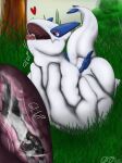  canid canine canis generation_2_pokemon hi_res legendary_pokemon lugia mammal nintendo odis open_mouth orcaxdragon pokemon pokemon_(species) video_games vore wolf 