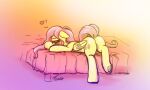  &lt;3 anus ass_up bed bedroom bedroom_eyes blush butt cutie_mark digital_media_(artwork) dock embarrassed equid equine eyelashes feathered_wings feathers female feral fluttershy_(mlp) folded_wings friendship_is_magic furniture genitals hair half-closed_eyes hasbro hi_res hooves humanoid_genitalia humanoid_pussy looking_back mammal my_little_pony narrowed_eyes pegasus pink_hair pink_tail presenting presenting_hindquarters presenting_pussy pussy question_mark raised_tail rear_view seductive shy solo tenderstorm underhoof wings yellow_body 