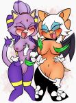  anthro blaze_the_cat blush breasts chiropteran clothing clothing_pull duo eldelascosquillas exposed_breasts eyes_closed felid feline female genitals hands_behind_head hi_res jet_the_hawk mammal nipple_fetish nipple_play open_mouth pussy rouge_the_bat sega sonic_riders sonic_the_hedgehog_(series) tickle_fetish tickle_torture tickling tickling_armpits tickling_belly tickling_breasts tickling_chest tickling_nipples tickling_sides 