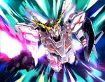  beam_rifle energy_gun gun gundam gundam_unicorn highres mecha mobile_suit no_humans okken robot science_fiction unicorn_gundam v-fin weapon 