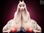  bare bovid breasts canid canine canis caprine deltarune dominant female fur genitals goat hi_res horn intersex male mammal monster nude penis picti purple_eyes slightly_chubby tagme undertale undertale_(series) video_games white_body white_fur wolf 