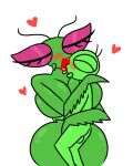 age_difference anthro anthro_insect arthropod big_breasts blush breasts duo female humanoid insect kissing male male/female mantis mature_female non-mammal_breasts nude older_female romantic romantic_couple size_difference smaller_male smog01 taller_female younger_male 