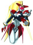  capcom choukou_senki_kikaiou diana_17 heart mecha robot tech_romancer visor 