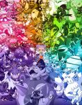  1girl :3 abomasnow absurdly_detailed_composition absurdres alomomola arctibax armarouge arrokuda avalugg banette barraskewda baxcalibur beartic bisharp black_gloves bramblin bronzor camerupt carkol ceruledge cetitan cetoddle charcadet clodsire closed_eyes closed_mouth collared_shirt colorful commentary copperajah cufant dark_skin deerling deerling_(summer) deino_(pokemon) diglett donphan double_bun dragonite dratini dugtrio english_commentary espeon eyelashes fingerless_gloves flaaffy flamigo floette floette_(red_flower) florges florges_(red_flower) frigibax frosmoth gabite gardevoir gholdengo gible gimmighoul gimmighoul_(chest) glaceon gloves grumpig gumshoos hair_bun hawlucha heracross highres honchkrow hydreigon impidimp jumpluff kilowattrel kingambit litleo long_sleeves lucario luxray lycanroc lycanroc_(midday) mabosstiff masquerain mole mole_under_eye mole_under_mouth murkrow naranja_academy_school_uniform necktie orange_necktie orange_pants orthworm palafin palafin_(hero) paldean_wooper pants pawniard pineco pokemon pokemon_(creature) pokemon_focus pokemon_sv purple_hair pyroar pyroar_(male) rabsca rellor rockruff rotom rotom_(normal) sawsbuck sawsbuck_(winter) school_uniform scizor scyther shinx shirt shroodle sinksanksockie skiploom skuntank slowbro slowking smile snover spidops stantler stunky sudowoodo suspenders sylveon tarountula tatsugiri tatsugiri_(droopy) tatsugiri_(stretchy) toedscool toedscruel toxel toxicroak tynamo umbreon v-shaped_eyebrows venonat vigoroth voltorb wattrel weavile white_shirt yungoos zangoose zweilous 