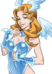 angel angel_wings blue breasts cleavage gaia_online head_wings lowres ruby(gaia_online) wings 