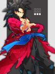  black_hair body_fur closed_mouth collarbone dragon_ball dragon_ball_heroes gamubanku monkey_boy monkey_tail muscular muscular_male pants son_goku son_goku_(xeno) spiked_hair super_saiyan super_saiyan_4 tail time_patrol_(dragon_ball) topless_male torn_clothes torn_pants 