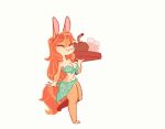  animated anthro bodily_fluids bra breasts cleavage clothed clothing container crying cup dropping_object falling female glass glass_container glass_cup hair humor hurt_expression kittykola lagomorph leporid mammal orange_hair pain rabbit shaking solo straw tears underwear 
