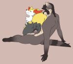 animal_genitalia animal_pussy anthro anthro_on_anthro anthro_penetrated antoszowa anus braixen brown_body brown_fur canine_pussy condom dominant dominant_female duo duo_focus female female_penetrated fur generation_6_pokemon genitals group hair hi_res humanoid_genitalia interspecies male male/female male_penetrating male_penetrating_female mammal nintendo nude on_ground penetration pokemon pokemon_(species) pokephilia procyonid pussy raccoon rear_view sex sexual_barrier_device size_difference smile submissive submissive_male vaginal vaginal_penetration video_games 