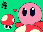  andromorph animated blob_creature bouncing fungus innuendo intersex joyful kiddy_cat kirby kirby_(series) low_res male mushroom nintendo simple_background solo video_games 