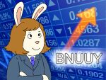  absurd_res anonymous_artist anthro arthur_(series) blind brown_hair clothing crossed_arms female hair hi_res lagomorph leporid mammal marina_datillo meme pink_nose rabbit smile solo suit text 