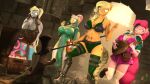  3d_(artwork) 4k absurd_res alternate_hairstyle anthro anthrofied applejack_(mlp) armor axe bard clothing derpy_hooves_(mlp) digital_media_(artwork) dongly12 dungeons_and_dragons equid equine eyewear female fluttershy_(mlp) friendship_is_magic glasses group hasbro hi_res horse legwear lute_(zinfyu) mammal melee_weapon mimic_chest monster my_little_pony nun nun_outfit pegasus pinkie_pie_(mlp) plantigrade pony revamped_anthros ruins size_difference slightly_chubby source_filmmaker stockings tentacles weapon wings wizards_of_the_coast 