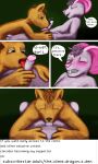  anthro blush canid canine canis comic dialogue domestic_dog duo fellatio hi_res male male/male mammal mouse murid murine oral penile rat rodent sex speech_bubble subscribestar_link sucking teenager theslimedragon young 