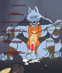  abdominal_bulge absurd_res anal anal_penetration animal_genitalia animal_penis anthro assassin_wolf_(puss_in_boots_2) ball_size_difference balls big_dom_small_sub bodily_fluids bound canid canine canine_penis canis cum cum_in_ass cum_inside cum_on_penis dialogue domestic_cat dominant dreamworks duo earthist english_text erection felid feline feline_penis felis genital_fluids genitals hi_res knot leash male male/male male_penetrated male_penetrating male_penetrating_male mammal muscular muscular_anthro muscular_male penetration penis penis_size_difference puss_in_boots_(dreamworks) puss_in_boots_(film) puss_in_boots_2 red_eyes restraints sex sheath size_difference text tongue tongue_out wolf 
