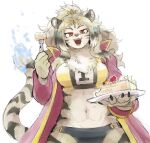  bad_link cake cat commission commissioner_upload durga_(housamo) food furry galaxyspark highres red_eyes tail 