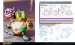  2017 4_fingers absurd_res action_pose ambiguous_anthro ambiguous_gender anthro arm_cannon blue_eyes blue_line_art blurred_background bowser_jr. buckteeth claws closed_smile colored colored_line_art colored_pencil_(artwork) concept_art copyright_symbol crossover digital_drawing_(artwork) digital_media_(artwork) directional_arrow dot_eyes empty_eyes english_text exclamation_point eyebrows fabio_pochet featureless_feet feet finger_claws fingers fist furrowed_eyebrows glint gramophone green_body grey_eyelids grey_feet group hammer height_comparison hi_res holding_melee_weapon holding_object holding_warhammer holding_weapon koopa koopa_clown_car lagomorph larger_ambiguous larger_anthro light lighting long_ears looking_at_viewer machine male male_anthro mammal mario_bros mario_plus_rabbids_kingdom_battle mecha mecha_jr. melee_weapon metallic_body mouth_closed multicolored_body narrowed_eyes nintendo no_eyebrows nude_ambiguous nude_anthro number official_art onomatopoeia outside plus_symbol pose rabbid raving_rabbids rayman_(series) robot scalie shaded simple_eyes size_difference slam smaller_ambiguous smaller_anthro smaller_male smile sound_effects speech_bubble squint standing symbol t-pose teeth text thick_eyebrows title tools traditional_media_(artwork) trio turnaround ubisoft valve_(mechanical) warhammer warhammer_(weapon) weapon white_eyebrows yellow_inner_ear 