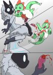 absurd_res anthro blood bodily_fluids bovid bruhman33 caprine cock_and_ball_torture comic disembodied_penis duo female genital_mutilation genital_torture genitals gore hi_res hybrid kindred_(lol) knife lamb_(lol) league_of_legends lizard male male/female mammal mutilation oskar_(2ndvoice) penectomy penis reptile riot_games scalie sheep tail tencent