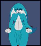 anthro balls big_balls big_penis blush canid canine clothing femboy fennec_fox fist flaccid flamez flustered foreskin fox genitals gloves gloves_only half-closed_eyes handwear handwear_only hi_res huge_balls huge_penis idw_publishing kitsunami_the_fennec looking_away male mammal mostly_nude narrowed_eyes open_mouth penis sega solo sonic_the_hedgehog_(comics) sonic_the_hedgehog_(idw) sonic_the_hedgehog_(series) standing true_fox unretracted_foreskin vein veiny_penis white_clothing white_gloves white_handwear wristband