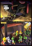 anthro ball_gag bdsm blind bondage bound castle castle_wall chastity_cage chastity_cage_only chastity_device chastity_device_only comic disability duo english_text erection feet foot_fetish foot_focus forced fur gag gagged generation_7_pokemon genitals group hi_res koopa latex legendary_pokemon male male/male mario_bros muscular nintendo nude open_mouth penis pokemon pokemon_(species) pricethecamel reptile scalie slave smile speech_bubble spikes submissive tail text tongue wearing_chastity_cage wearing_chastity_device yoshi zeraora
