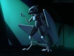  android anthro damaged dragon fan_character female grimdark hi_res machine poisoned robot shido-tara solo 