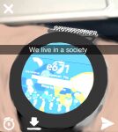  anonymous_artist clock detailed_background e621 e621_logo english_text hi_res human invalid_tag mammal meme not_furry smartwatch snapchat solo text watch 
