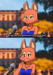  anthro canid canine clothed clothing comic diane_foxington dreamworks english_text female fox fur harvestman_here hi_res jewelry mammal necklace orange_body orange_fur text the_bad_guys 