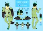  absurd_res ambiguous_gender andromorph anthro avian beak big_ears bird blue_eyes butt clothed clothing crossdressing enelorin feathers feet fur girly green_body hair hi_res intersex likaonijpg looking_at_viewer maid_uniform multicolored_wings open_wings paws smile solo tuft uniform wings 
