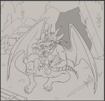  anal anthro bad_end bite captured clothing defeat_sex defeated dragon dragon_cave duo forced game_over gameplay_mechanics held_open kobold larger_male leg_grab male male/male meek_the_ever_meak nude pinned riding rough_sex sex shoulder_bite size_difference sketch smaller_male snarling torn_clothing unfinished 