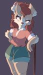  2022 absurd_res anthro artist_name beacon_pines clothed clothing dated digital_media_(artwork) domestic_cat felid feline felis female fully_clothed fur hi_res light lighting looking_at_viewer mammal roxy_(beacon_pines) shaded simple_background solo tohupo video_games 