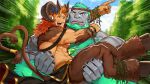  2boys ^_^ abs animal_ears another_eidos-r azmond_(another_eidos) bara beard biceps body_fur brown_fur carrying chest_hair chest_harness closed_eyes clothes_around_waist curled_horns dark-skinned_male dark_skin facial_hair fingernails fork forte_(another_eidos) furry furry_male furry_with_non-furry game_cg goat_boy goat_ears goat_horns goat_tail gomtang green_hair harness heart heart_in_mouth heart_tail horns interspecies large_pectorals long_hair looking_at_viewer male_focus mature_male mind_control monkey_boy monkey_ears monster_boy multiple_boys multiple_horns muscular muscular_male mustache nipples non-web_source official_art orange_hair pectorals plant pointing pointing_to_the_side princess_carry pubic_hair satyr sex short_hair size_difference stomach sweatdrop tail tail_raised thick_eyebrows thick_thighs thighs tongue tongue_out topless_male turn_pale vines yaoi 