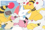  after_sex all_fours ampharos big_penis bodily_fluids bovid caprine cum cum_in_ass cum_inside cum_on_face cumshot delta-eon dragon eating ejaculation fasenso flaaffy generation_2_pokemon genital_fluids genitals grass group group_sex harem huge_penis hyper hyper_genitalia hyper_penis long_penis looking_at_viewer looking_back lying male male/male mammal mareep mega_ampharos mega_evolution nintendo on_back on_front penis plant pokemon pokemon_(species) reptile scalie sex sheep sign simple_background sitting text video_games 