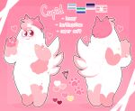  anthro domestic_rabbit hi_res lagomorph leporid lop_rabbit mammal oryctolagus pink_eyes rabbit reference_image slightly_chubby solo trans_(lore) 